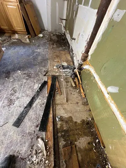 Ceiling leak water damage in a White Plains, NY home