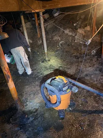 Water extraction from a floor in a White Plains, NY home