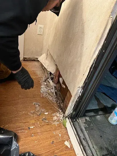 Water heater flood damage in a White Plains, NY basement